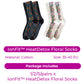 IonFit™ HeatDetox Floral Socks
